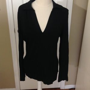 NY & Co.  Black deep VNeck